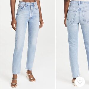 Agolde 90s pinch waist high rise straight jeans size 25